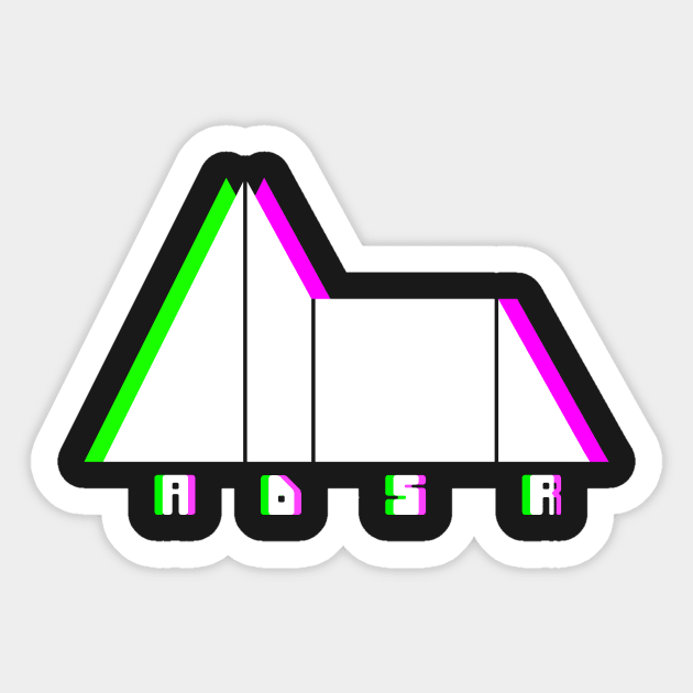 Glitch Synthesizer ADSR Envelope Sticker by MeatMan